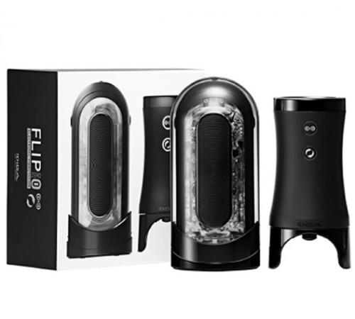 Tenga Flip Zero EVR Electronic Vibrotation - Мастурбатор, 16х5 см (чёрный)