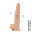 LoveToy Real Extreme Dildo Vibrating - Вибратор реалистичный, 9.5 - 24х3.8 см (телесный)