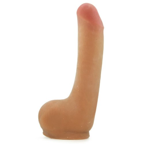 Фаллоимитатор из киберкожи CyberSkin CyberCock with Balls, 15,25х4,1 см
