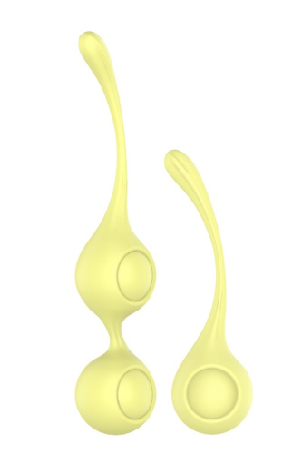 Dream Toys The Candy Shop Lemon Squeeze - Вагинальные шарики, 17,8 см (желтый) - sex-shop.ua