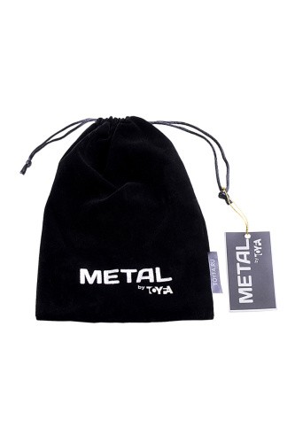 Toyfa Metal - срібляста анальна пробка з пухнастим хвостиком, 13х2.7 см (сріблястий)
