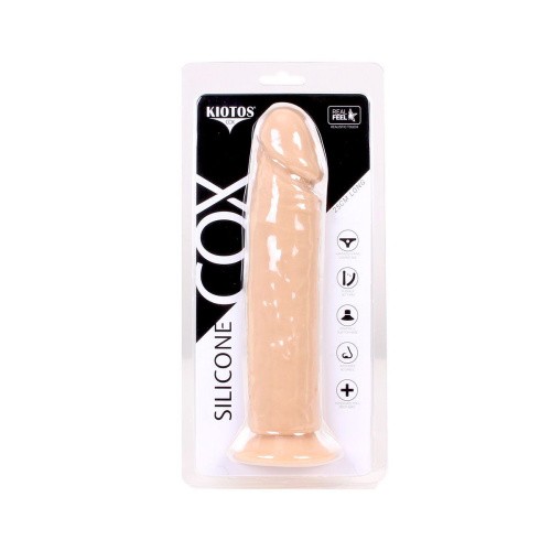 StRubber Kiotos Cox Flesh Dildo Silicone 036 - Реалістичний вібратор на присосці, 23.5х5 см