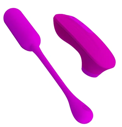 Pretty Love - Curupira Multifunctional Sucker Purple - Вакуумный стимулятор + виброяйцо (фиолетовый)