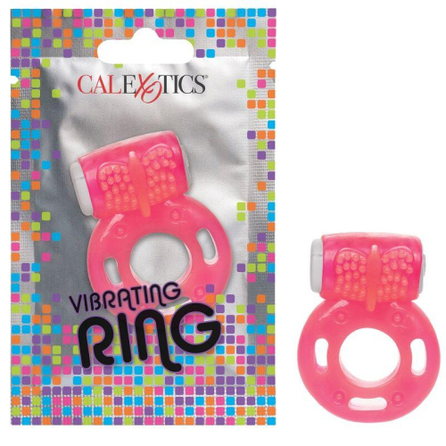 California Exotic Novelties Vibrating Ring - ерекційне віброкільце для пеніса, 1.25 см (рожеве)