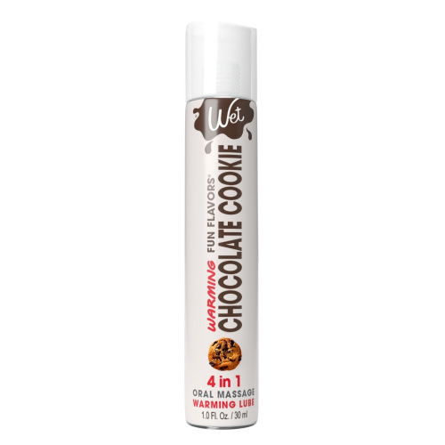 Оральная смазка со вкусом шоколадного печенья Wet Chocolate Cookie 4 in 1, 30 мл