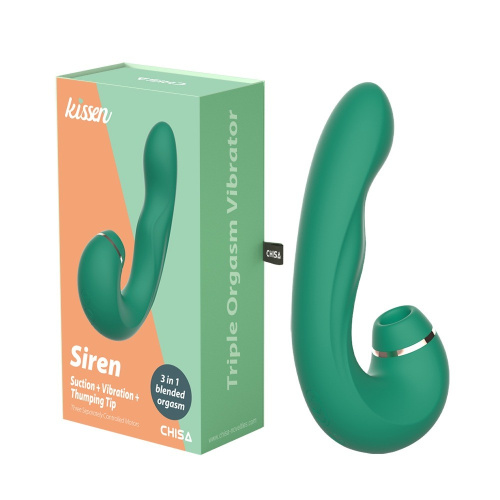 Вакуумний стимулятор клітора Chisa Kissen Siren - купити в Україні | Секс шоп SEX-SHOP.ua