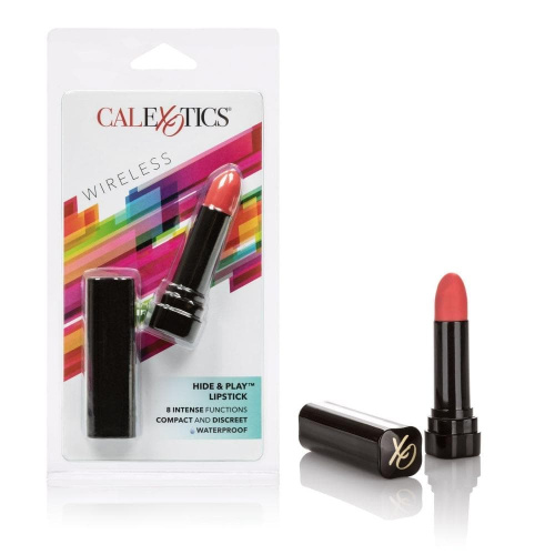 CalExotics Hide & Play Lipstick мини-вибратор 8.25х2 см (телесный) - sex-shop.ua