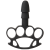Doc Johnson Vac-U-Lock Knuckle Up - Тримач-кастет для іграшок з кріпленням, 15х7.5 (чорний) - купити в Україні | Секс шоп SEX-SHOP.ua