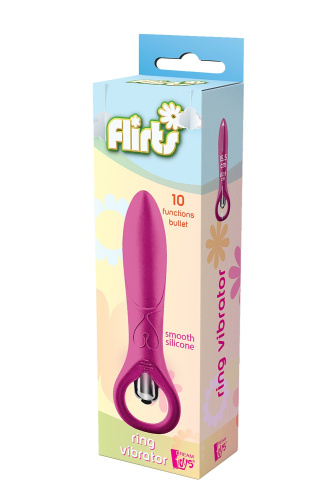Dream Toys Flirts Ring Vibrator - Вібратор, 15,5 см (рожевий) - купити в Україні | Секс шоп SEX-SHOP.ua
