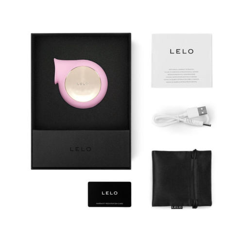 LELO Sila Cruise - вакуумный стимулятор клитора, 8х3.5 см (светло розовый) - sex-shop.ua