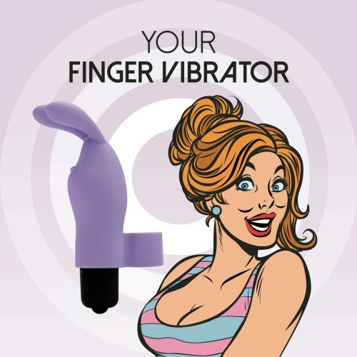 FeelzToys Magic Finger Vibrator - Вибратор на палец, 10х3 см (фиолетовый) - sex-shop.ua