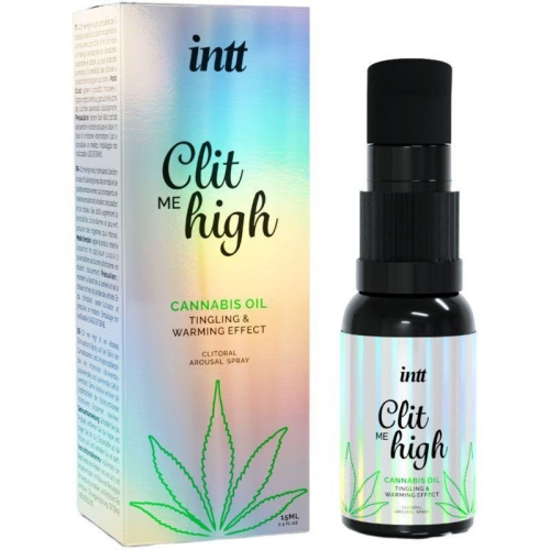 Intt - Clit Me On High Cannabis Oil - Збуджуючий гель для клітора з сильною стимуляцією, 15 мл
