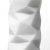 Tenga 3D Polygon - Мастурбатор с ломаной текстурой, 13х4 см (белый)