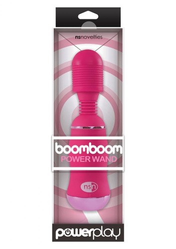 Boomboom Power Wand Purple Клиторальный вибратор (розовый) - sex-shop.ua