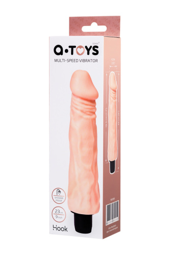 Toyfa A-Toys Multi-Speed - Реалистичный мультискоростной вибратор, 23х4 см