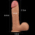 LoveToy Legendary King Sized Realistic Dildo 9 " - Большой и толстый фаллос, 25.5х5.5 см - sex-shop.ua