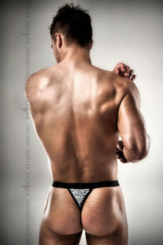 Passion 013 Thong - Мужские стринги с леопардовым принтом, S/M