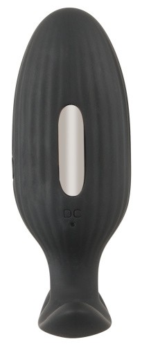 Orion XouXou Vibrating E-Stim Butt Plug - Анальная пробка с вибрацией и электростимуляцией, 9,2х3,5 см (черный) - sex-shop.ua