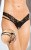 SoftLine Thongs 2438 - Трусики женские, S/M (черный)