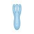 Satisfyer Threesome 4 - Вибратор для клитора, 14х5.6 см (голубой) - sex-shop.ua