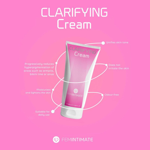 Femintimate Clarifying Cream - Крем для освітлення шкіри, 100 мл