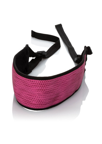 CalExotics Tickle Me Pink BJ Strap - повязка на голову для орального секса, 42 см