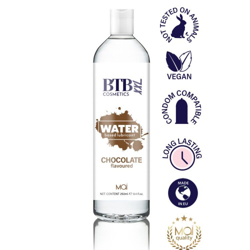 BTB Flavored Chocolat - Змазка на водній основі з ароматом шоколаду, 250 мл - купити в Україні | Секс шоп SEX-SHOP.ua