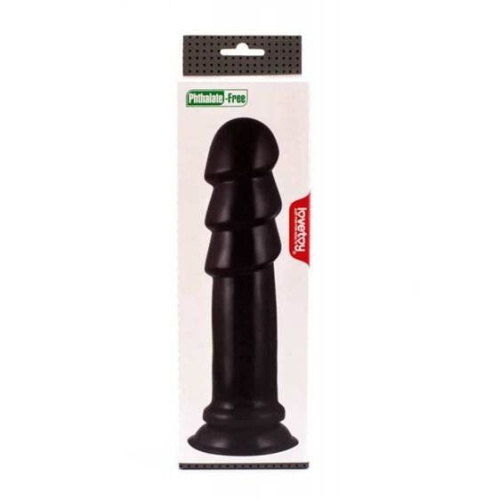 LoveToy King Sized Anal Ripples 11.25" - Анальная пробка, 28,5 см (черный) - sex-shop.ua