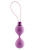 Mae B Elegant Soft Touch Love Balls-Вагінальні кульки зі зміщеним центром ваги (пурпурний)