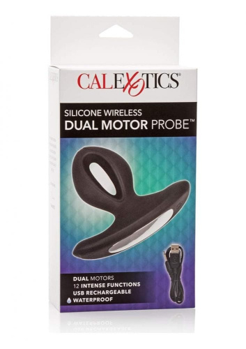 CalExotic Wireless Dual Motor Probe анальна пробка з вібрацією, 7.5х5 см
