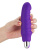 LoveToy Rechargeable IJOY Silicone Waver Purple - Рельефный силиконовый вибратор, 16.5х3.2 см