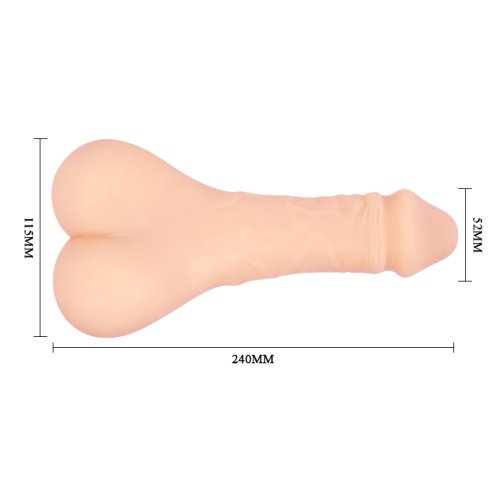 LyBaile Bigger Man Plus 9,5" мастурбатор насадка на член, 24х5.2 см
