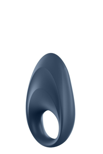 Satisfyer Mighty One - эрекционное смарт-кольцо с вибрацией, 9х2.8 см (синий) - sex-shop.ua