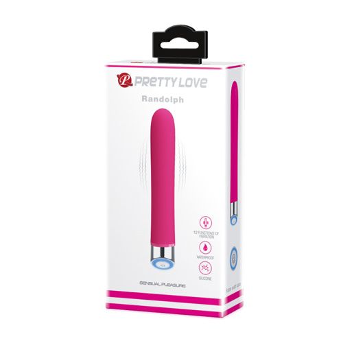 Pretty Love Randoplh Vibrator классический силиконовый вибратор, 16.7х2.7 см