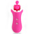 FeelzToys - Clitella Oral Clitoral Stimulator - Стимулятор с имитацией оральных ласк, 11х5 см, (розовый) - sex-shop.ua