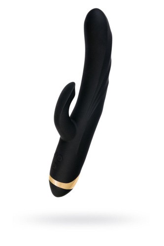 Waname D-Splash Thunder - Вибратор-кролик, 13.5х3.6см (чёрный)