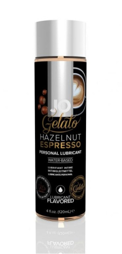 System - JO Gelato Hazelnut Espresso Lubricant - оральный лубрикант со вкусом орехового эспресо, 120 мл