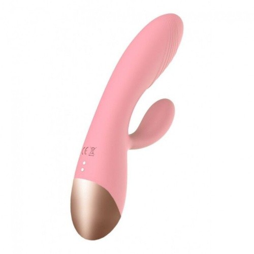 Wooomy Elali Rabbit Vibrator - Вибратор-кролик, 18х3 см (розовый)
