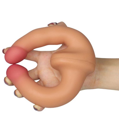 LoveToy Holy Dong Double-Ended Dildo Flesh 12.5