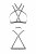 Passion Exclusive Kelis Bra - Портупея-стрепы, XXL/XXXL (чёрный)