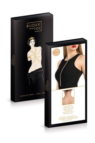 Bijoux Pour Toi Audrey Gold - колье со стразами, (золотистый)