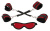 Bad Kitty Restraint Set Hogtie - red - БДСМ набор, (красный) - sex-shop.ua