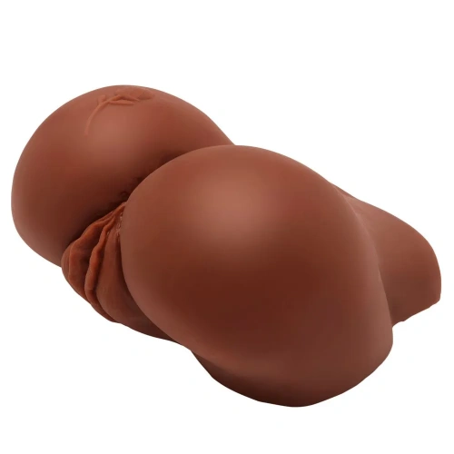 Bangers Big Ass Banger - Мастурбатор в виде попки с вибрацией, 20 см (коричневый) - sex-shop.ua