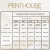 Penthouse Smoking gun - Комплект бюстьє та колготки, XL (чорний)