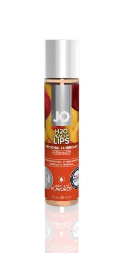 System JO - H2O lubricant Peachy Lips оральный лубрикант со вкусом персика, 30 мл - sex-shop.ua