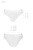Passion PS002 Panties - Трусики с прозрачной вставкой, S (белые)