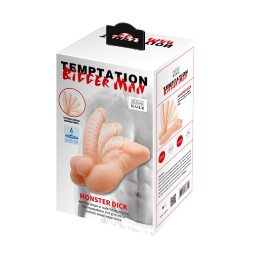 Реалістичний фалоімітатор Temptation Bigger Man Monster Dick - купити в Україні | Секс шоп SEX-SHOP.ua