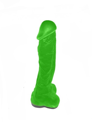 Чистий Кайф Green size XL - Крафтове мило-член із присоскою, 21,5х5,1 см (зелений) - купити в Україні | Секс шоп SEX-SHOP.ua
