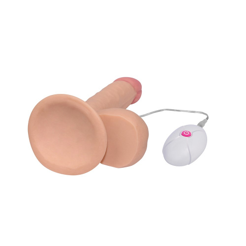 Вибратор LoveToy The Ultra Soft Dude Vibrating 7.5 ", 18 см