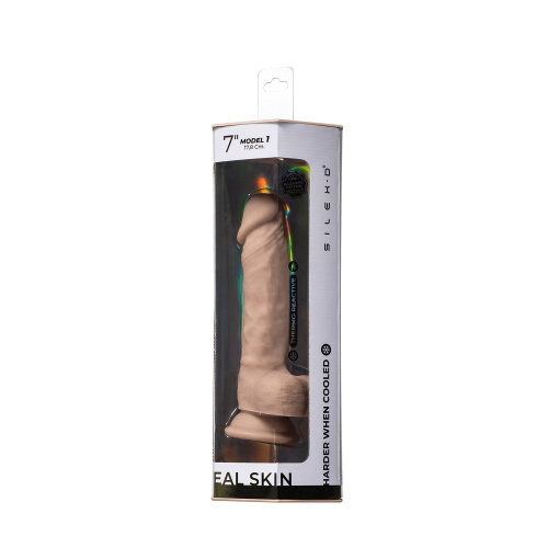 Фаллоимитатор Silexd Real Skin Model 1 Size 7", 17.8 см